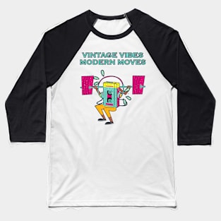 Vintage vibes, modern moves Baseball T-Shirt